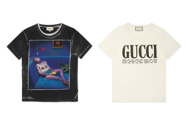 빈티지 그래픽으로 무장한 구찌 티셔츠 컬렉션