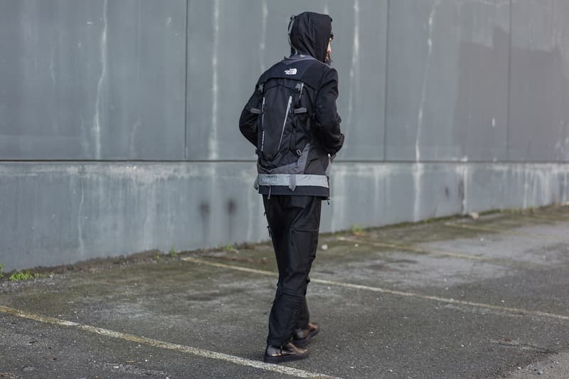 노스페이스 x 준야 와타나베 맨 '재킷 백팩 하이브리드' 검은색 포착 2018 north face junya watanabe man