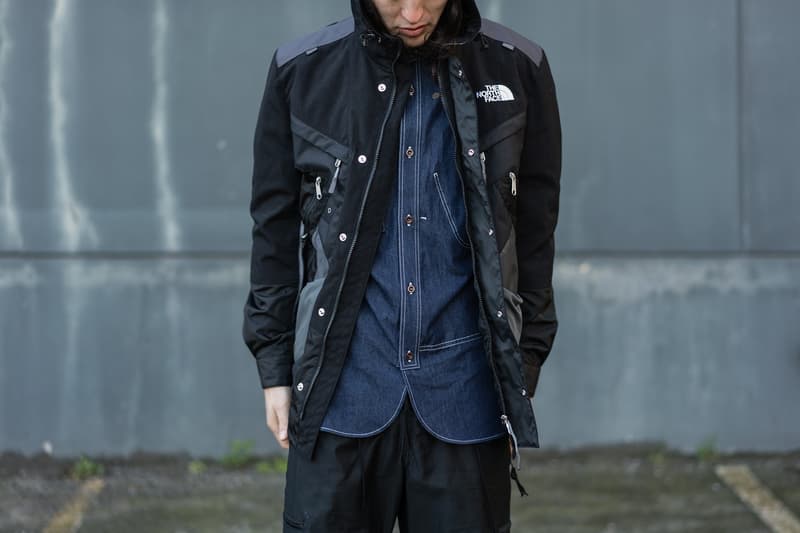 노스페이스 x 준야 와타나베 맨 '재킷 백팩 하이브리드' 검은색 포착 2018 north face junya watanabe man