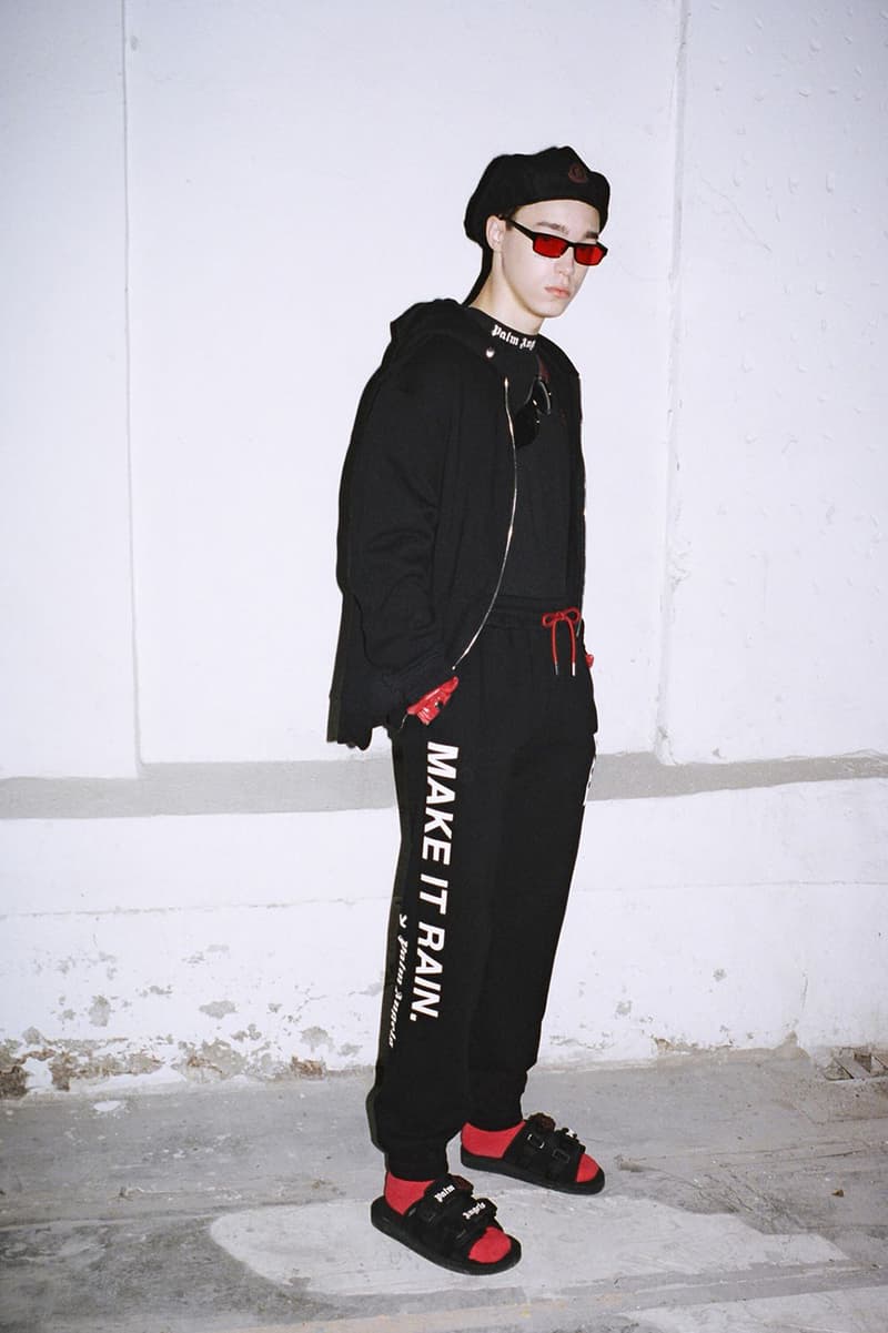 몽클레르 '지니어스'의 팜 엔젤스 x 수이코크 샌들 2018 moncler palm angels suicoke
