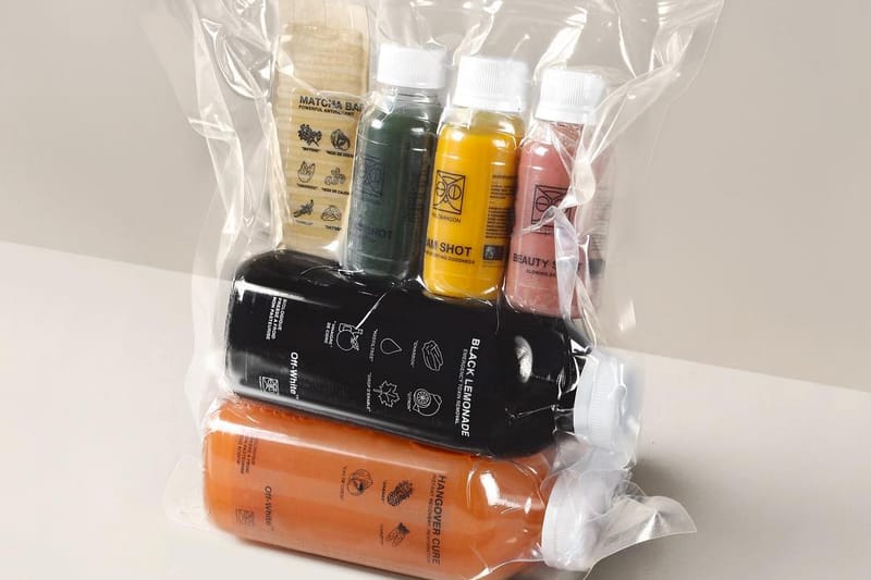 오프 화이트 파리 팝업 카페의 신기한 먹거리들