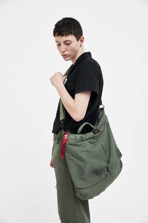 슬램잼 알파 인더스트리 협업 컬렉션 밀리터리 2018 slam jam 424 alpha industries collaboration collection closer look