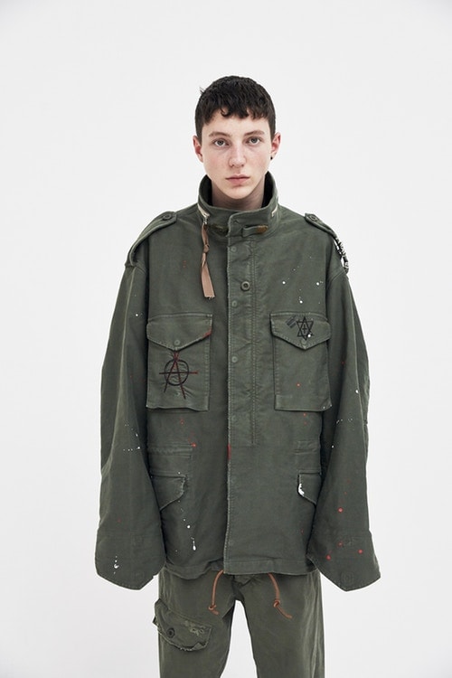 슬램잼 알파 인더스트리 협업 컬렉션 밀리터리 2018 slam jam 424 alpha industries collaboration collection closer look