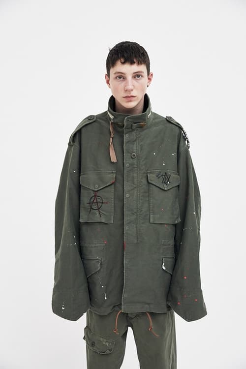 슬램잼 알파 인더스트리 협업 컬렉션 밀리터리 2018 slam jam 424 alpha industries collaboration collection closer look