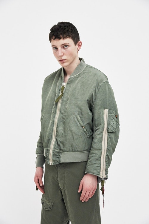 슬램잼 알파 인더스트리 협업 컬렉션 밀리터리 2018 slam jam 424 alpha industries collaboration collection closer look