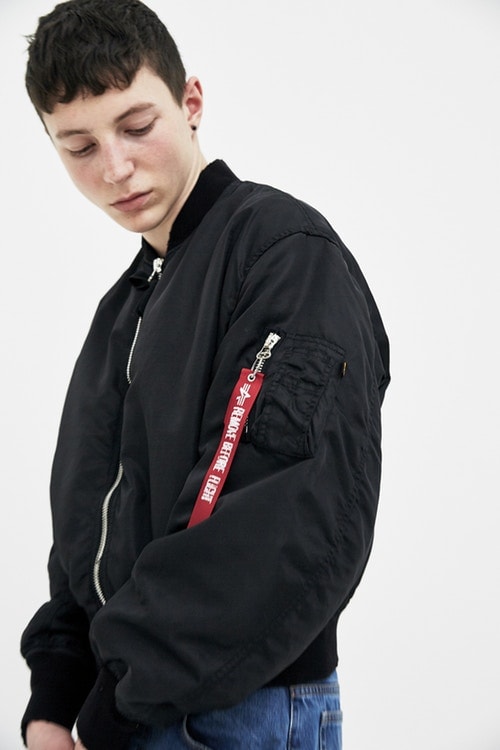 슬램잼 알파 인더스트리 협업 컬렉션 밀리터리 2018 slam jam 424 alpha industries collaboration collection closer look