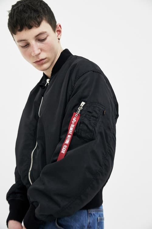 슬램잼 알파 인더스트리 협업 컬렉션 밀리터리 2018 slam jam 424 alpha industries collaboration collection closer look