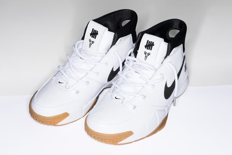 언디피티드 x 나이키 코비 1 '프로트로' 화이트 검 undefeated nike kobe 1 protro white gum 2018