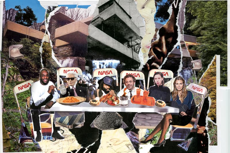 버질 아블로의 이상적인 디너 파티 <가라지> 매거진 14호 2018 virgil abloh dinner party garage magazine