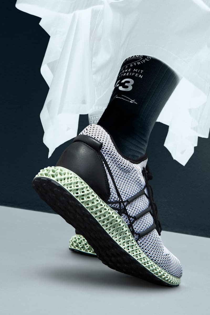 y3 아디다스 요지 야마모토 러너 디지털 광합성 2018 adidas yohji yamamoto y-3 runner 4d futurecraft black white