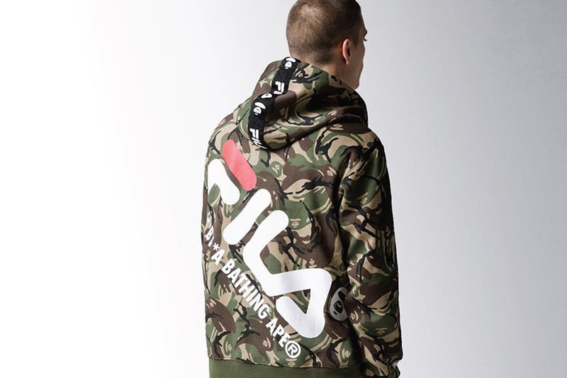 에이프 바이 베이프 x 휠라 차이나 협업 룩북 & 제품군