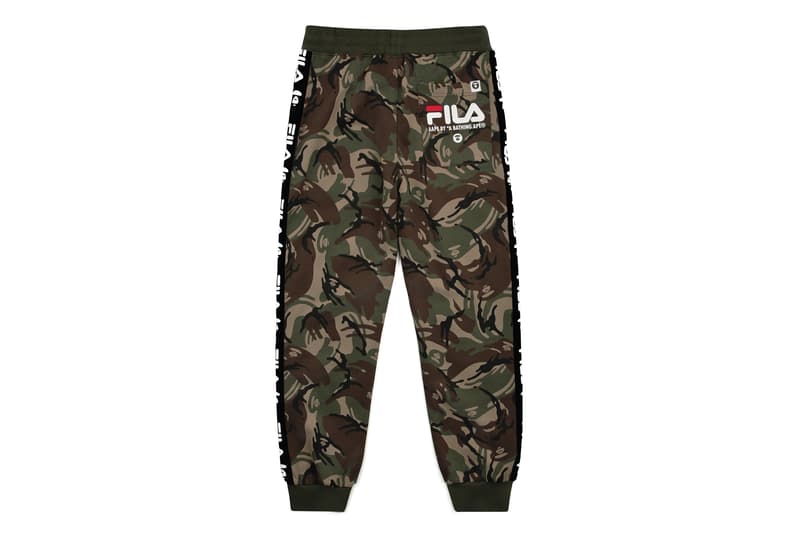 에이프 바이 베이프 휠라 차이나 협업 룩북 제품군 2018 aape by bape fila china collaboration