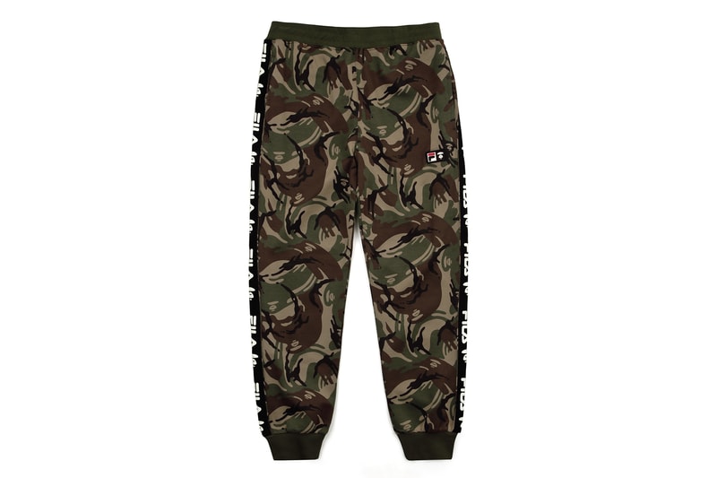 에이프 바이 베이프 휠라 차이나 협업 룩북 제품군 2018 aape by bape fila china collaboration