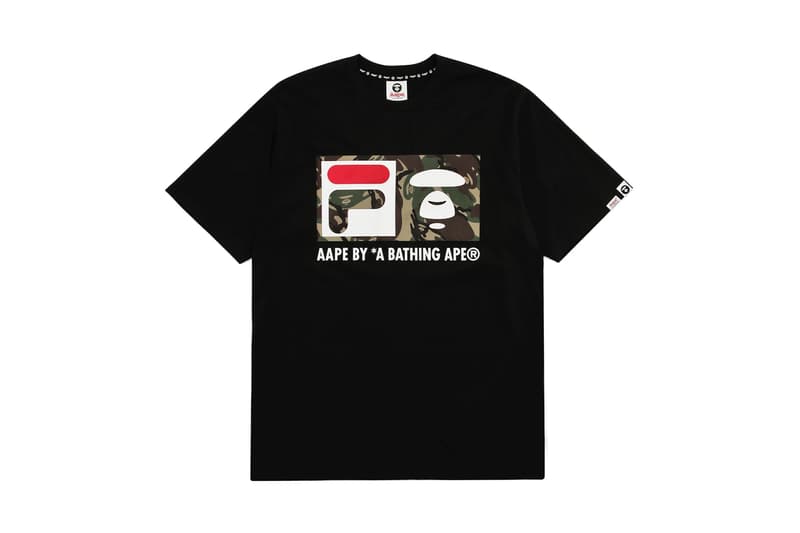 에이프 바이 베이프 휠라 차이나 협업 룩북 제품군 2018 aape by bape fila china collaboration