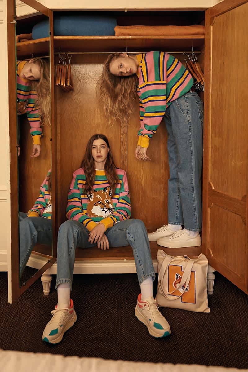 아더에러 메종 키츠네 캡슐 컬렉션 비이커 2018 ader error maison kitsune capsule collection beaker