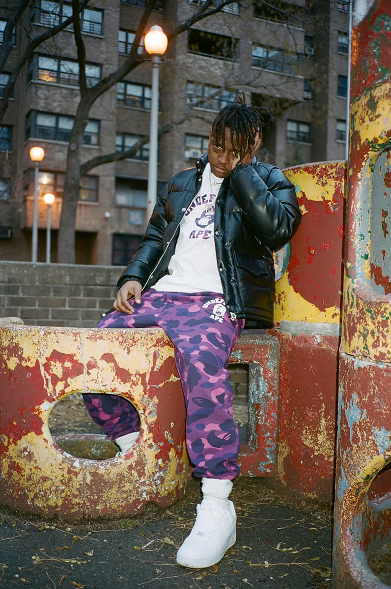 베이프 x 언디피티드 x 스키 마스크 더 슬럼프 갓 룩북 2018, bape undefeated ski mask the slump god lookbook