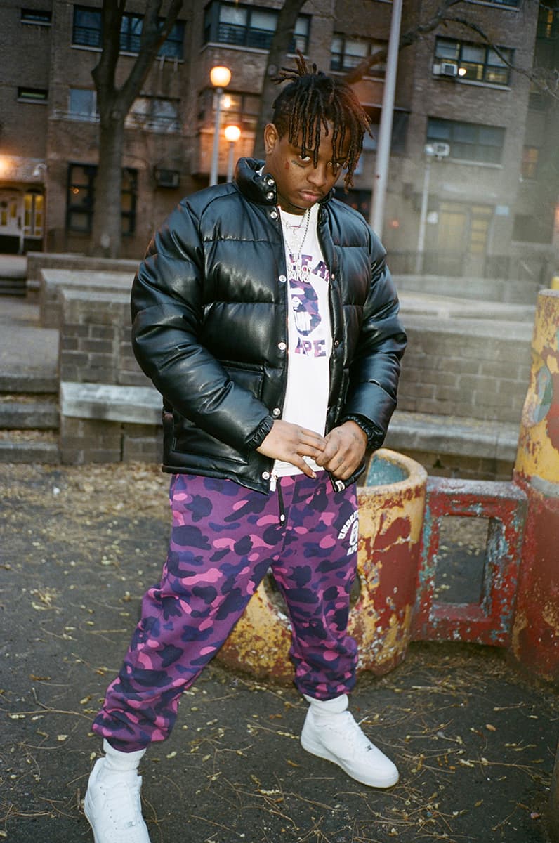 베이프 x 언디피티드 x 스키 마스크 더 슬럼프 갓 룩북 2018, bape undefeated ski mask the slump god lookbook
