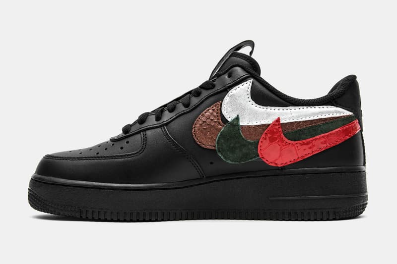 존 가이거 미스플레이스드 체크 에어 포스 1 로우 블랙 2018 john geiger misplaced checks air force 1 low black