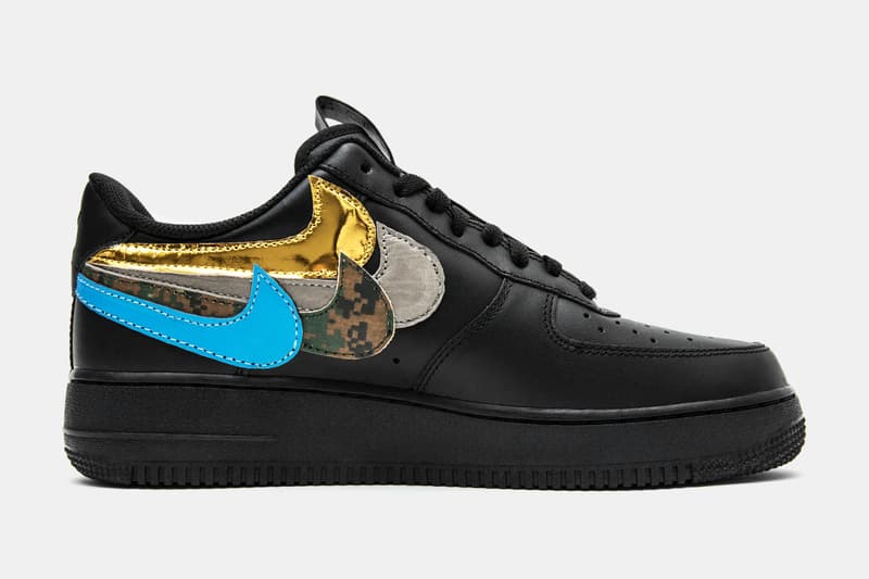 존 가이거 미스플레이스드 체크 에어 포스 1 로우 블랙 2018 john geiger misplaced checks air force 1 low black