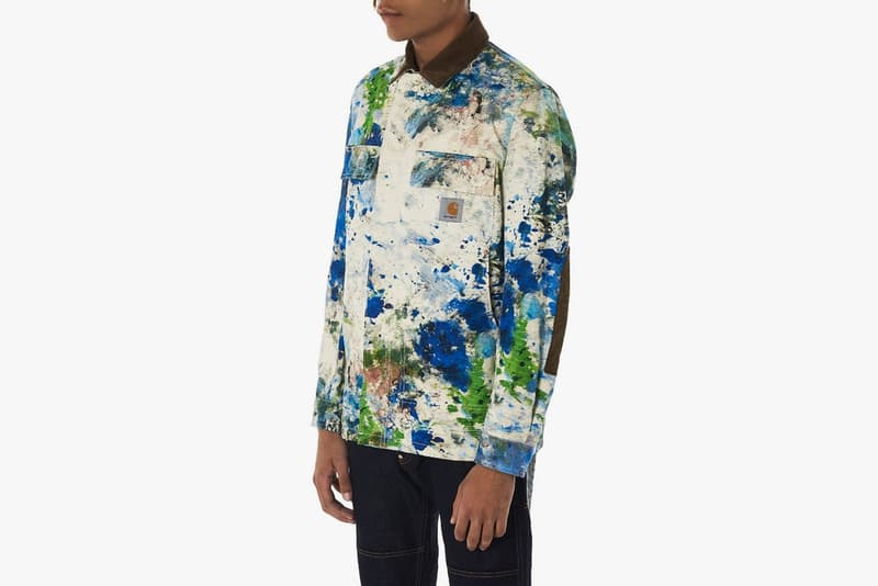 준야 와타나베 칼하트 페인트 스플래터 아우터 발매 정보 판매처 2018 junya watanabe carhartt spring paint splattered outerwear