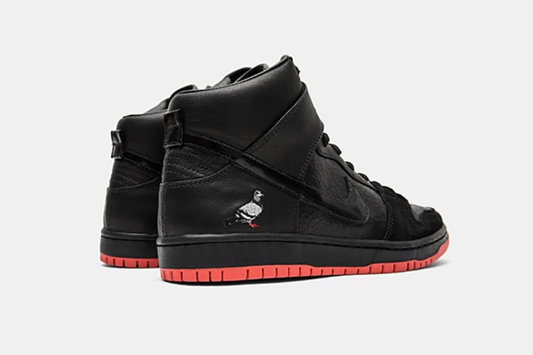 제프 스테이플이 공개한 나이키 SB 덩크 하이 '블랙 피죤'