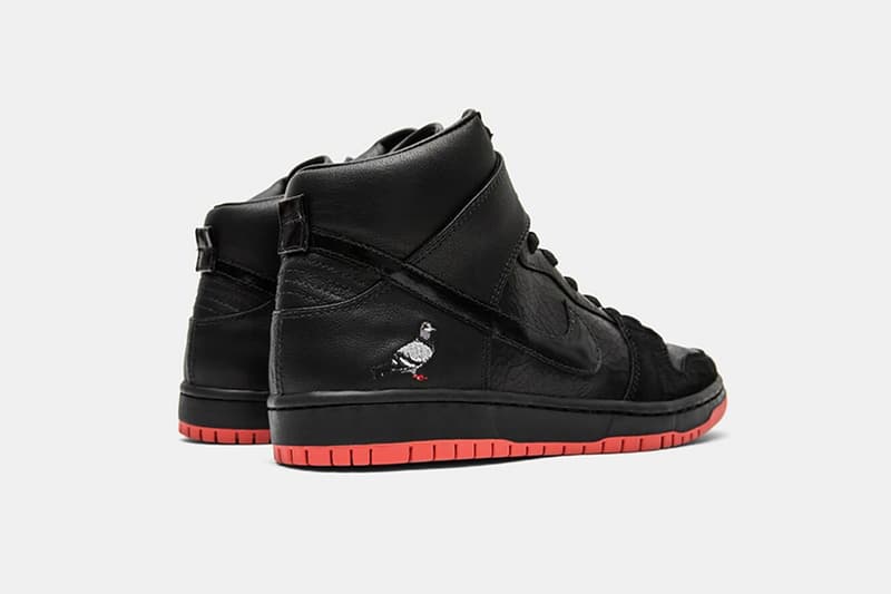 제프 스테이플 나이키 SB 덩크 하이 '블랙 피죤' nike sb dunk high black pigeon jeffstaple relevant customs 2018