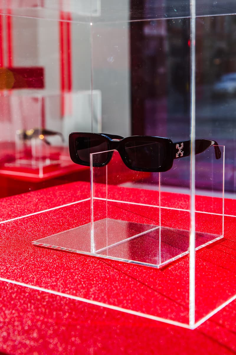 오프 화이트 선글라스 헛 팝업 셀프리지스 2018 off white sunglass hut pop up selfridges