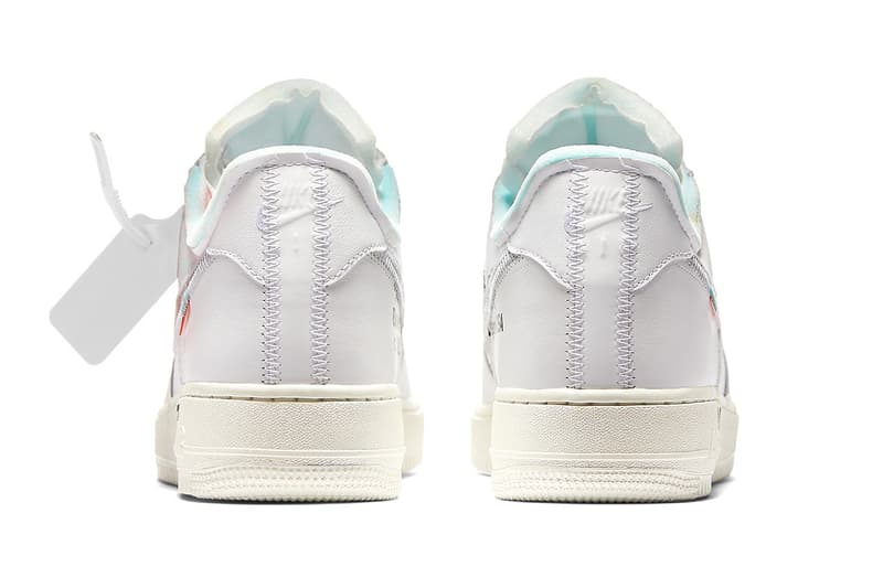 버질 아블로 x 나이키 에어 포스 1 '화이트' 미리 보기 off white virgil abloh nike air force 1 white early look