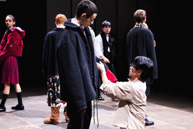 소이 2018 가을, 겨울 도쿄 패션위크 프레젠테이션 백스테이지 soe fall winter backstage tokyo fashion week