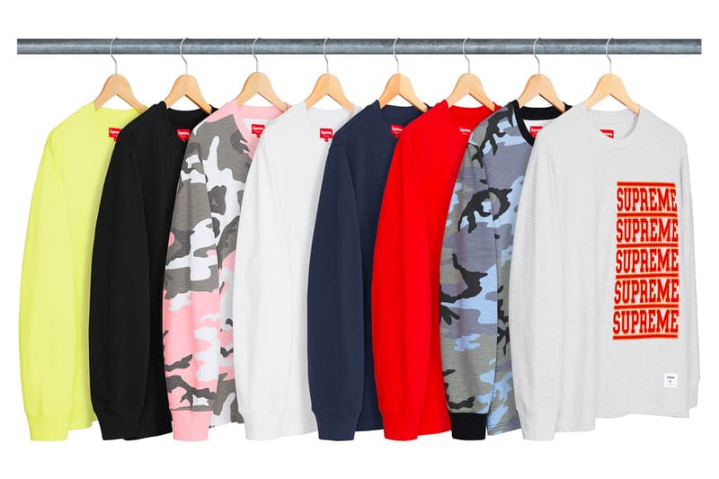슈프림 2018 봄, 여름 2차 발매 제품군, SUPREME 2018 Spring Summer Second drop