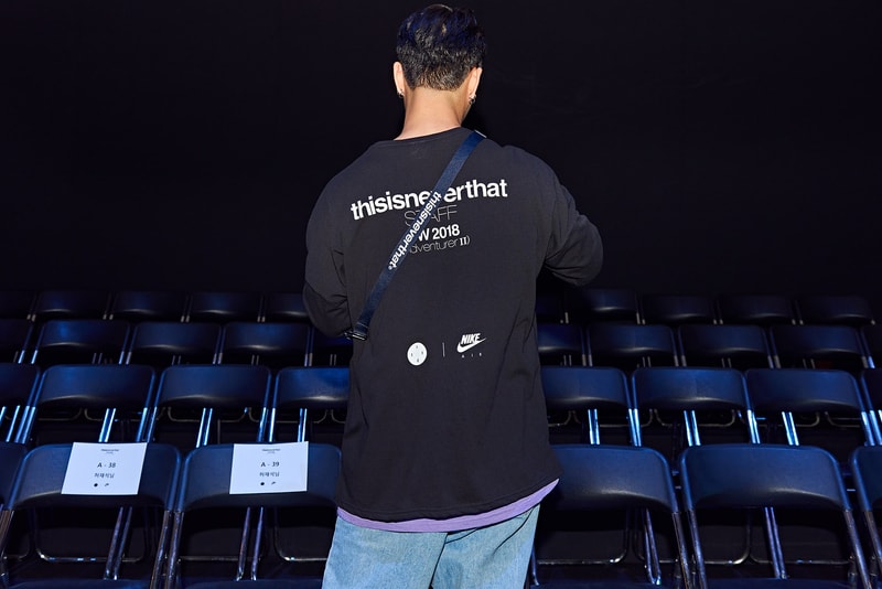 디스이즈네버댓 x SFDF 2018 가을, 겨울 쇼 백스테이지 현장 thisisneverthat seoul fashion week backstage fall winter samsung fashion design find