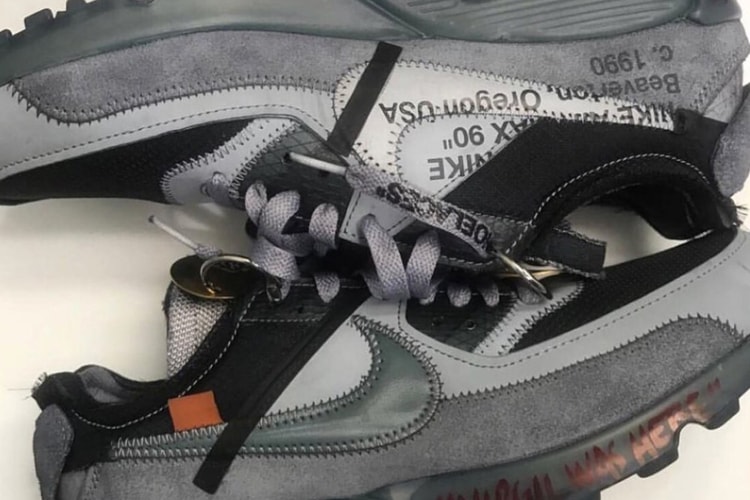 버질 아블로 x 나이키 에어맥스 90 '그레이' 출시?