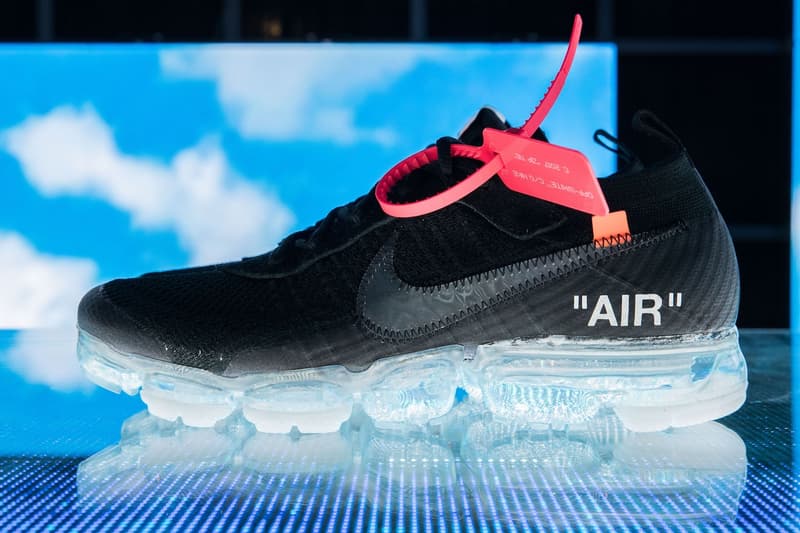 버질 아블로 나이키 2018 베이퍼맥스 화이트 블랙 발매일 virgil abloh nike vapormax white black release date