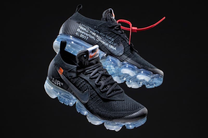버질 아블로 x 나이키 베이퍼맥스 ‘블랙’ 발매 정보 2018 virgil abloh nike vapormax official release