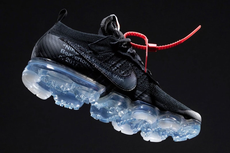 버질 아블로 x 나이키 베이퍼맥스 ‘블랙’ 발매 정보 2018 virgil abloh nike vapormax official release