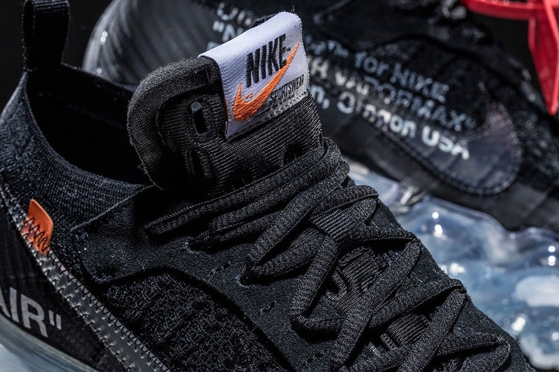 버질 아블로 x 나이키 베이퍼맥스 ‘블랙’ 발매 정보 2018 virgil abloh nike vapormax official release