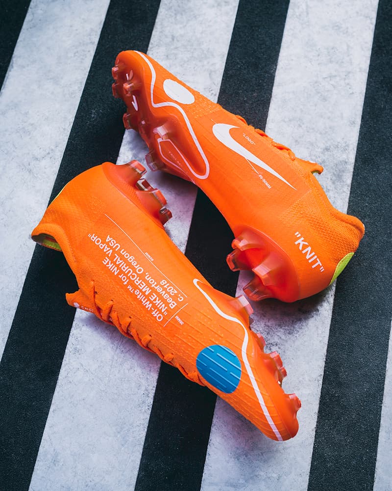 버질 아블로 x 나이키 머큐리얼 베이퍼 360 추가 공식 사진 & 짐색 2018 virgil abloh nike mercurial vapor official images