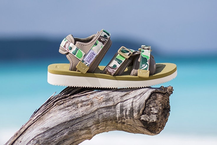 수이코크 x 베이프 카무 샌들 & N.훌리우드 협업