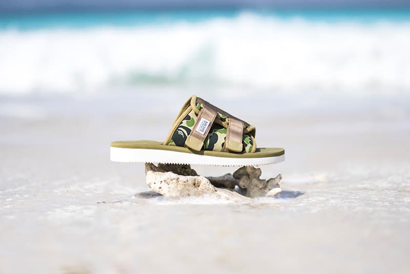 수이코크 x 베이프 카무 샌들 N.훌리우드 협업 bape a bathing ape suicoke camo sandals n hoolywood collaboration