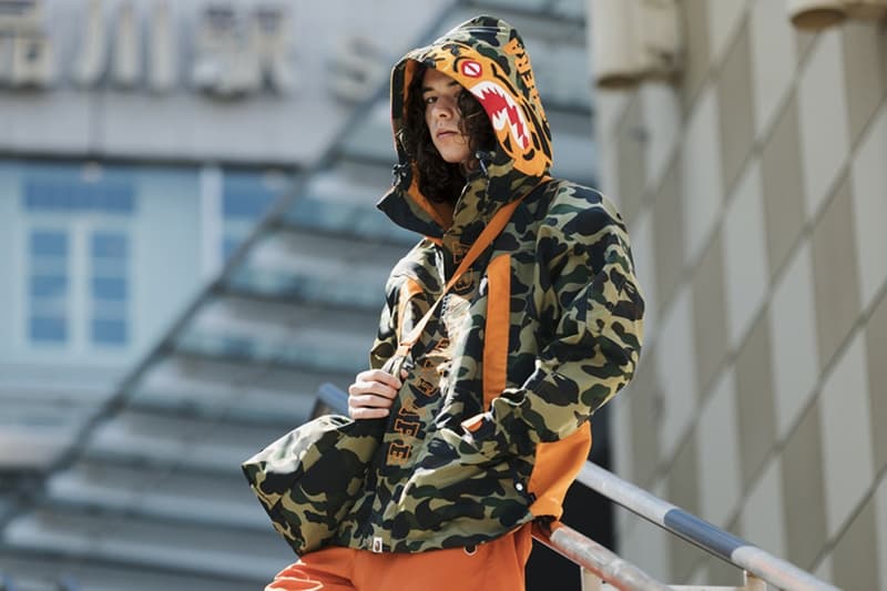 베이프 포터 스탠드 2018 봄 여름 카무플라주 캡슐 트렁크 쇼 bape porter stand spring summer capsule trunk show