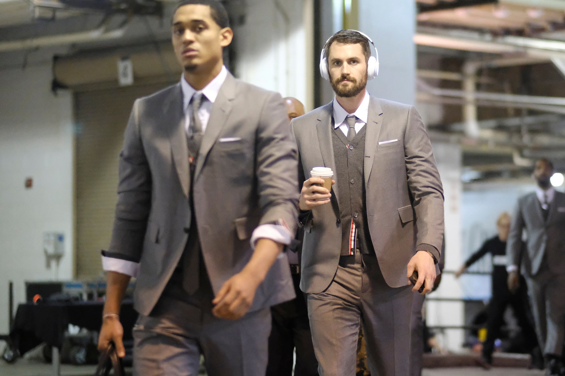 톰 브라운 x 캐벌리어스 프로젝트 커스텀 슈트 2018 thom browne cavaliers lebron james suit