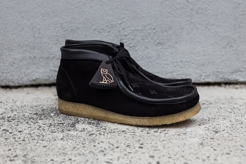 드레이크 OVO x 클락스 왈라비 drake ovo clarks wallabee closer look 2018