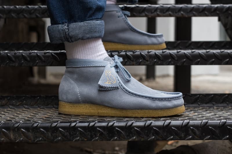 드레이크 OVO x 클락스 왈라비 drake ovo clarks wallabee closer look 2018