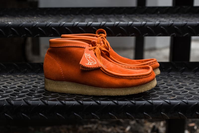 드레이크 OVO x 클락스 왈라비 drake ovo clarks wallabee closer look 2018