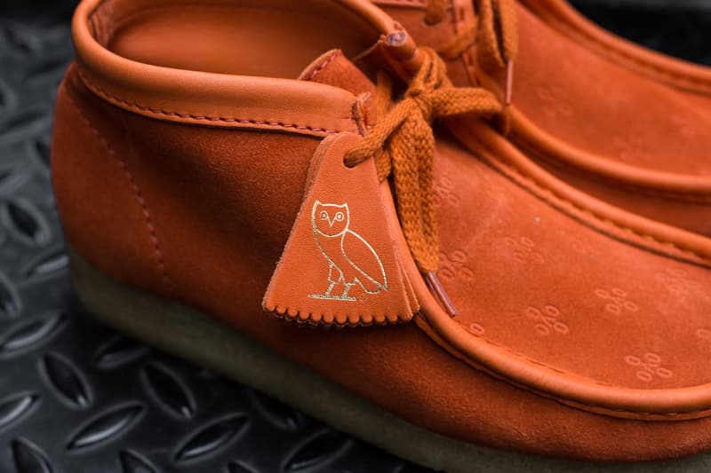 드레이크 OVO x 클락스 왈라비 drake ovo clarks wallabee closer look 2018