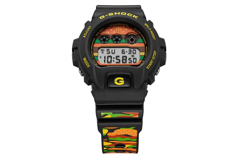 지샥 x 맥도날드 50주년 기념 한정판 시계 2018 g shock mcdonalds 50th anniversary watch 빅맥 big mac