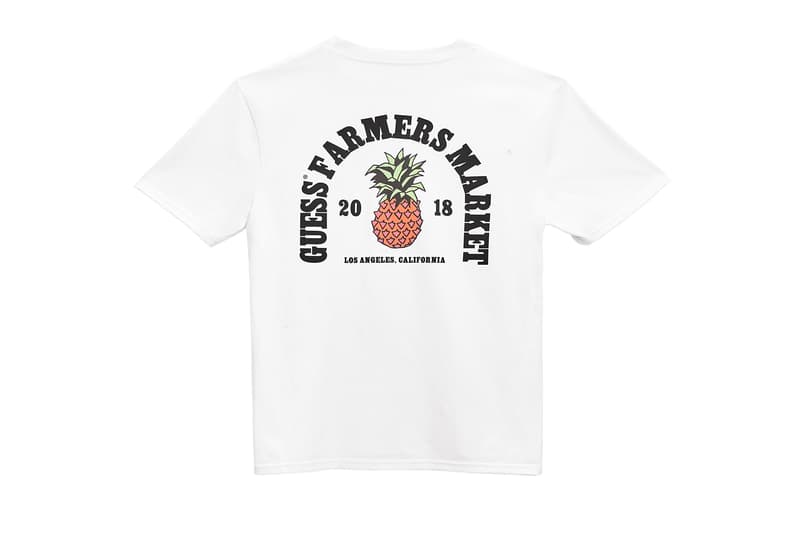 션 워더스푼 x 게스 진 U.S.A. '파머스 마켓' 티셔츠 컬렉션 2018 guess jeans usa sean wotherspoon farmers market tshirts