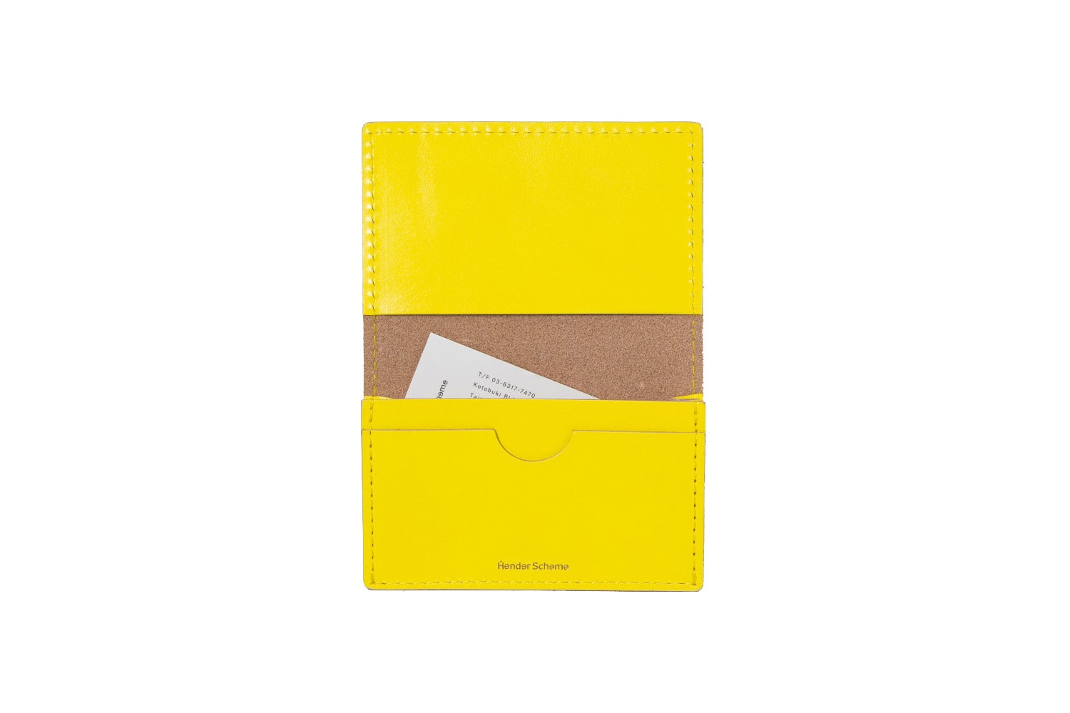 헨더 스킴 x <슈큐> 매거진 '옐로 & 레드 카드' 시리즈 2018 hender scheme shukyu magazine red yellow card accessories exhibition