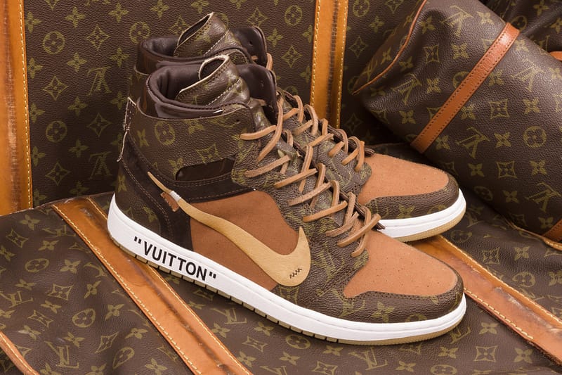 루이비통과 오프 화이트의 융합체, 에어 조던 1 '오프 루이'