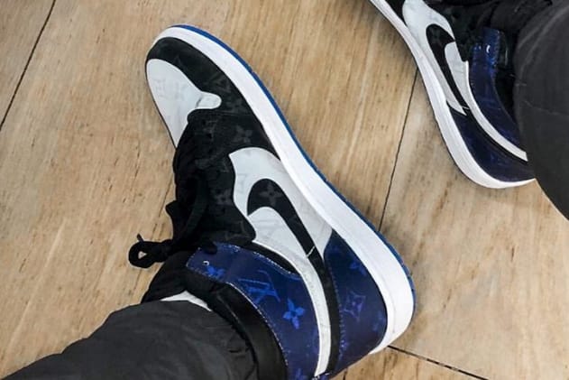 킴 존스가 공개한 루이비통 모노그램 에어 조던 1